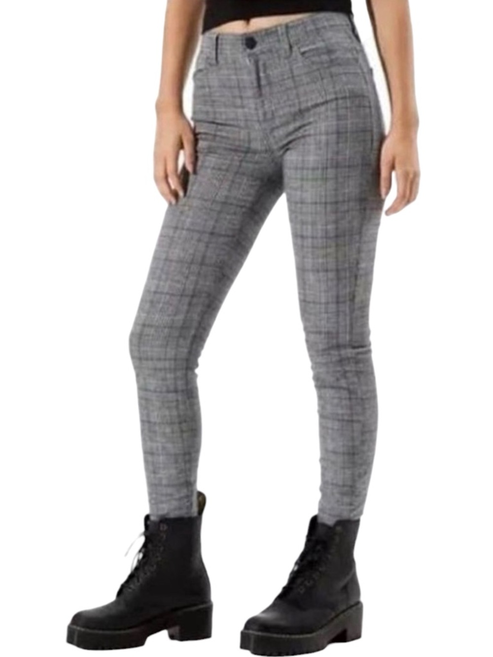 American Eagle Plaid High Rise Jegging Size 6